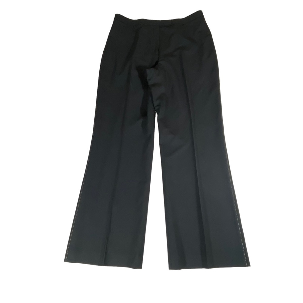 Ann Taylor LOFT Black Tan Side Stitch Lined Career Pants - Women’s 14